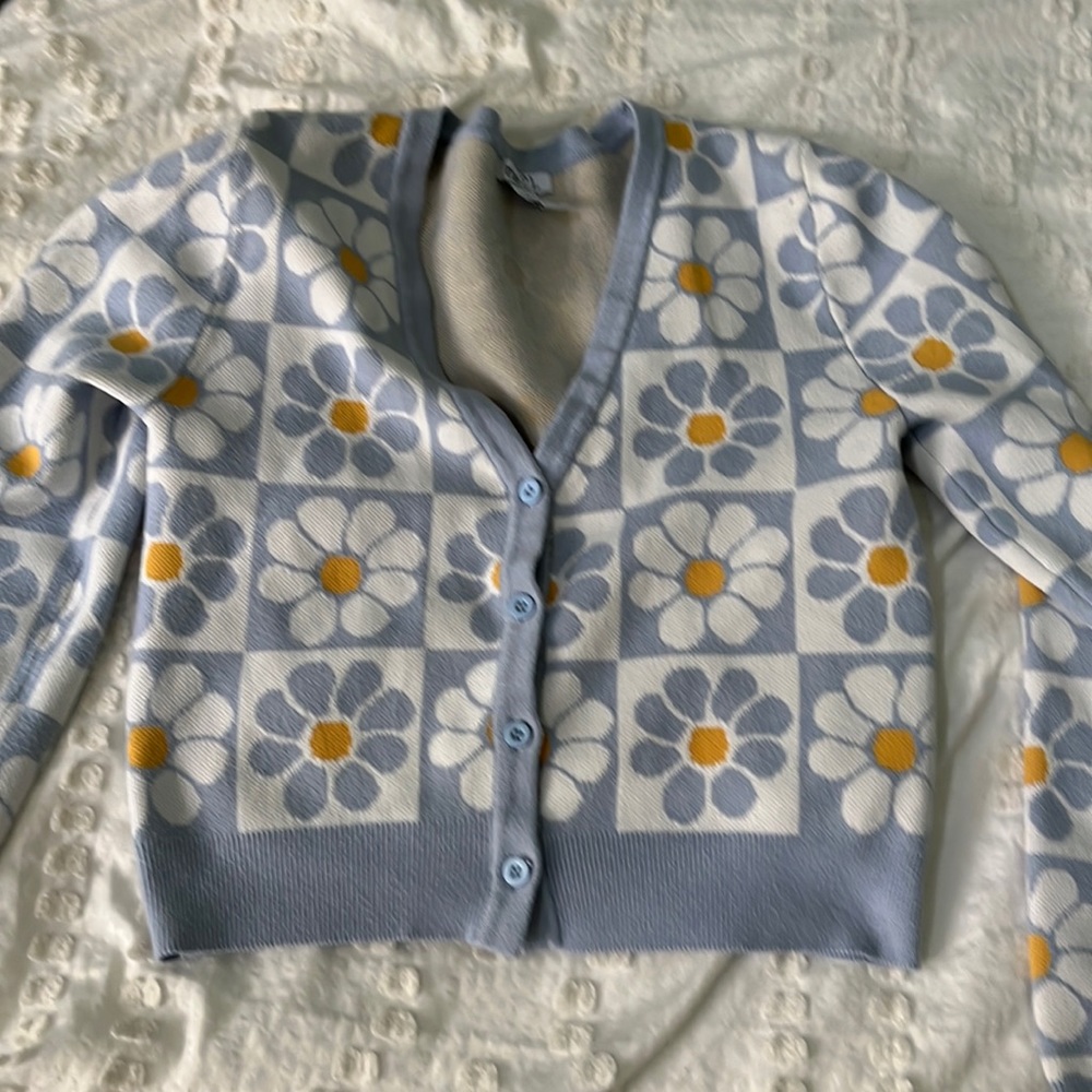 Rue 21 Flower Cardigan- size S